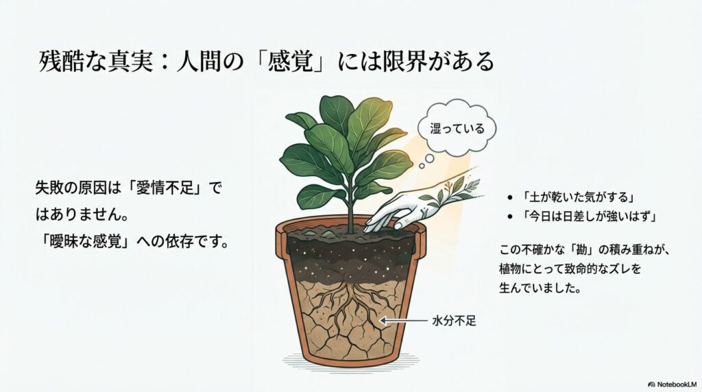 きっかけ:失われたアガベが教えてくれた「感覚の限界」