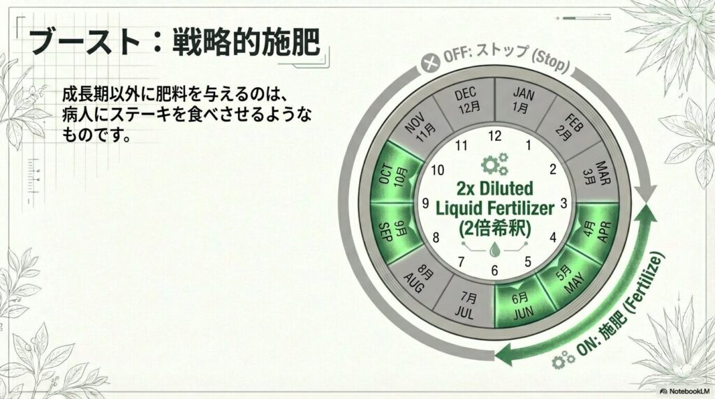 アガベアテナータの成長速度を最大化する春と秋の成長期に合わせた施肥スケジュール