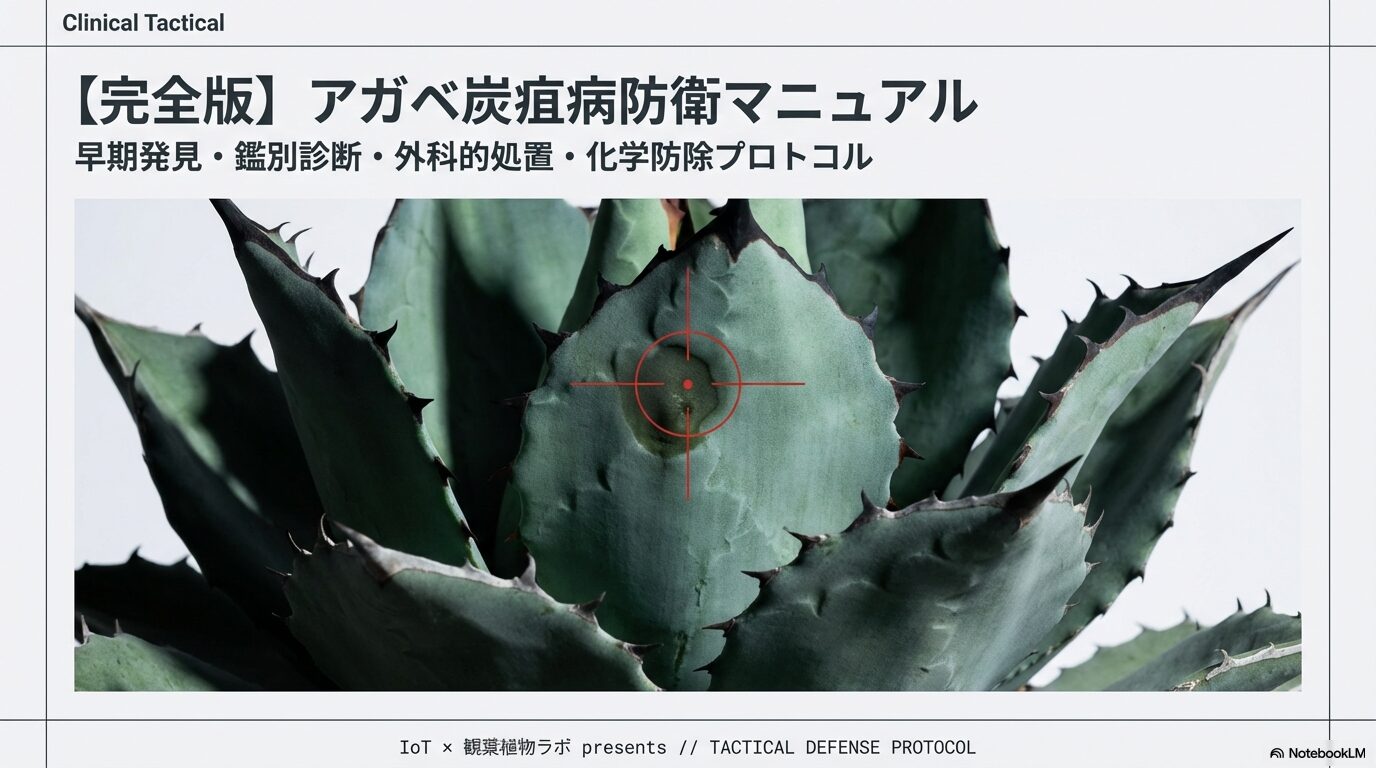 【完全版】アガベ炭疽病の見分け方！初期症状から治療と対策まで