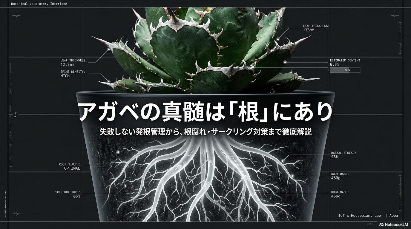 アガベの根っこ育成ガイド！発根から根腐れ・サークリング対策