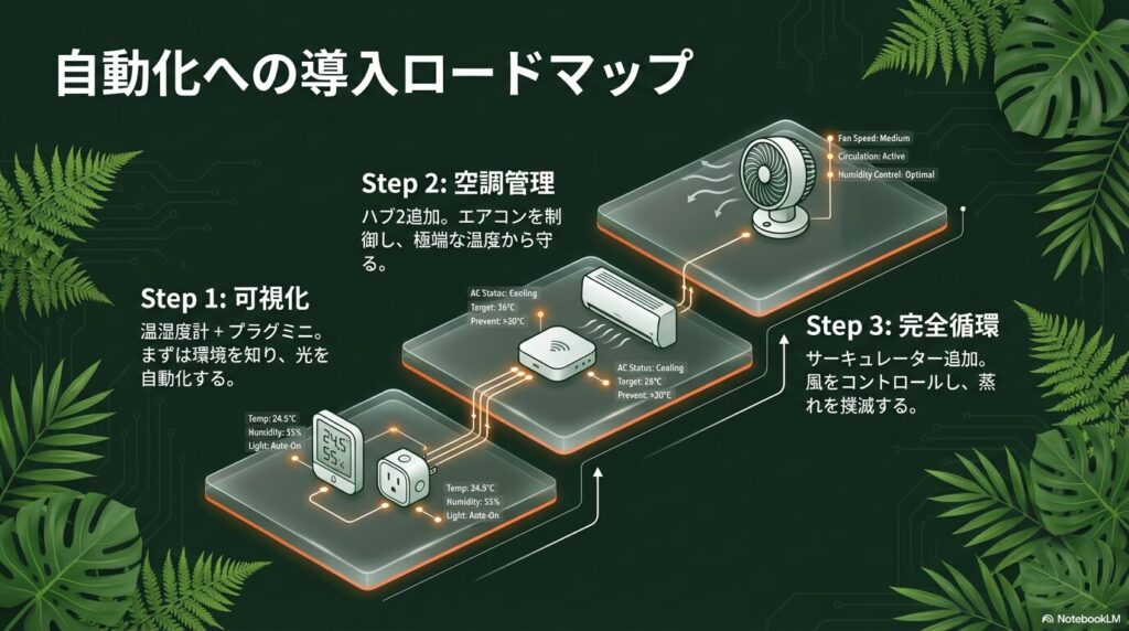 SwitchBotデバイスを段階的に導入するスマート自動化ロードマップ