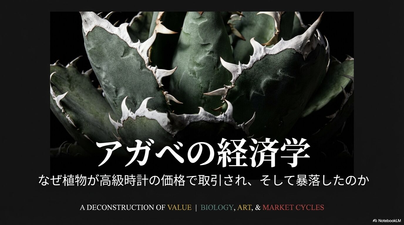 観賞用アガベの経済学と価格高騰の背景