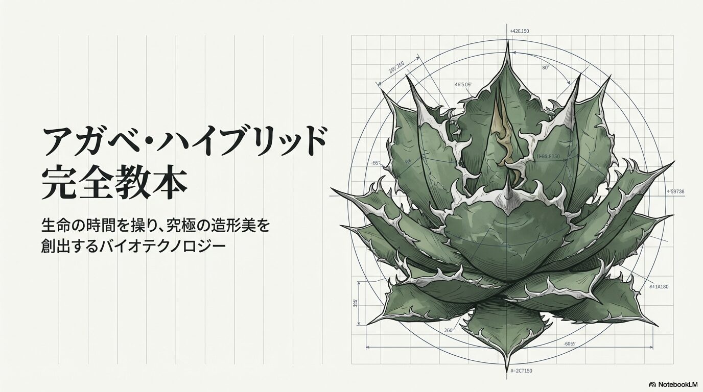 アガベハイブリッドの作り方のすべて。交配から室内栽培まで