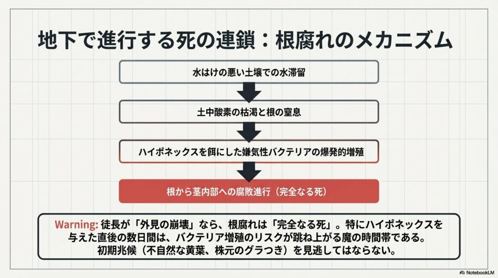 アガベがハイポネックスで根腐れを起こす地下のメカニズム