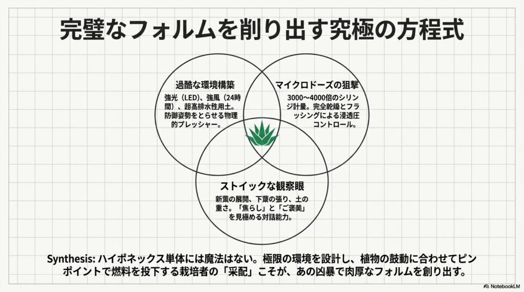アガベの野性味を引き出すハイポネックス栽培の究極の方程式