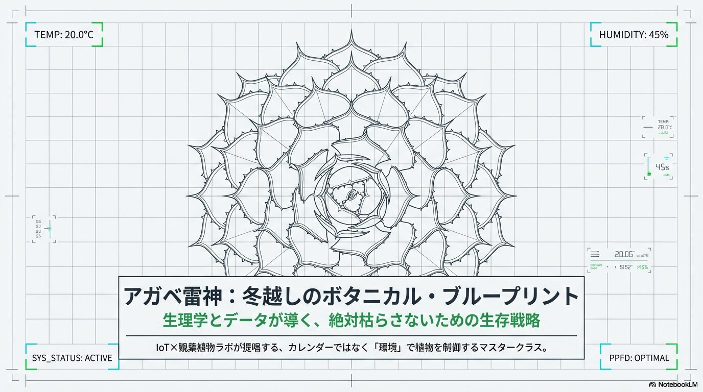 アガベ雷神の耐寒性は？冬越しで枯らさない温度と水やり