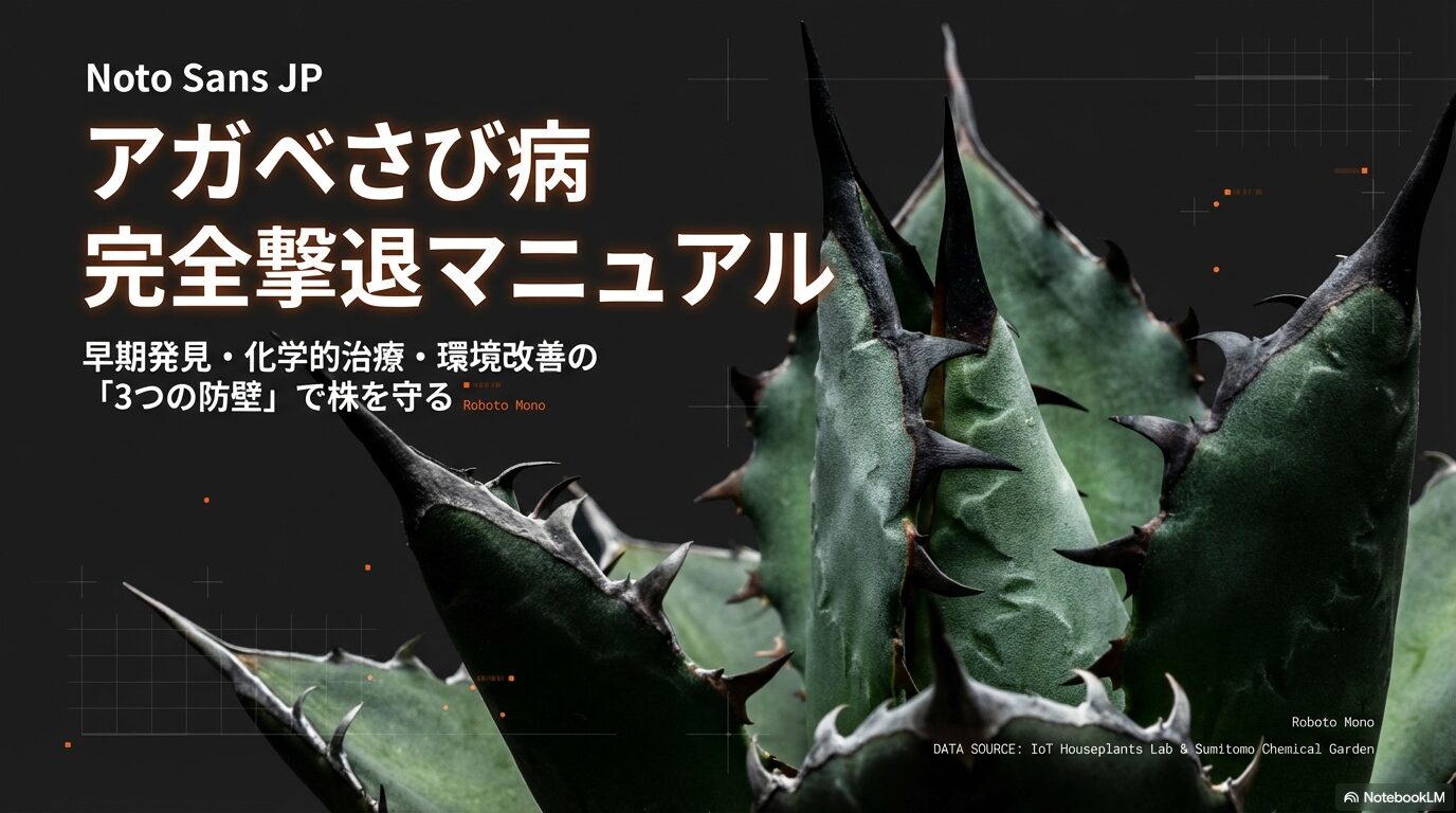 アガベのさび病完全対策！原因と治療・予防法を徹底解説