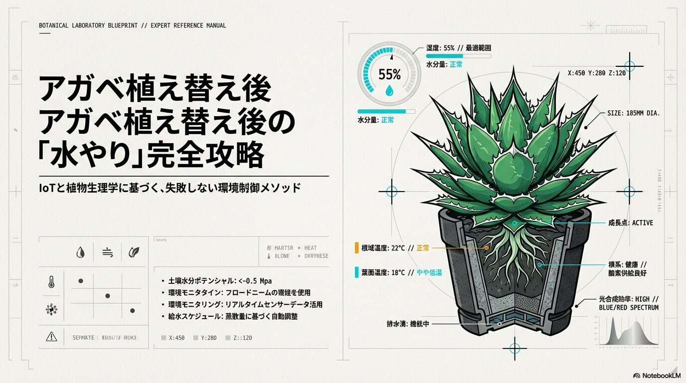 アガベ植え替え後水やり完全ガイド！根腐れを防ぐタイミングと頻度