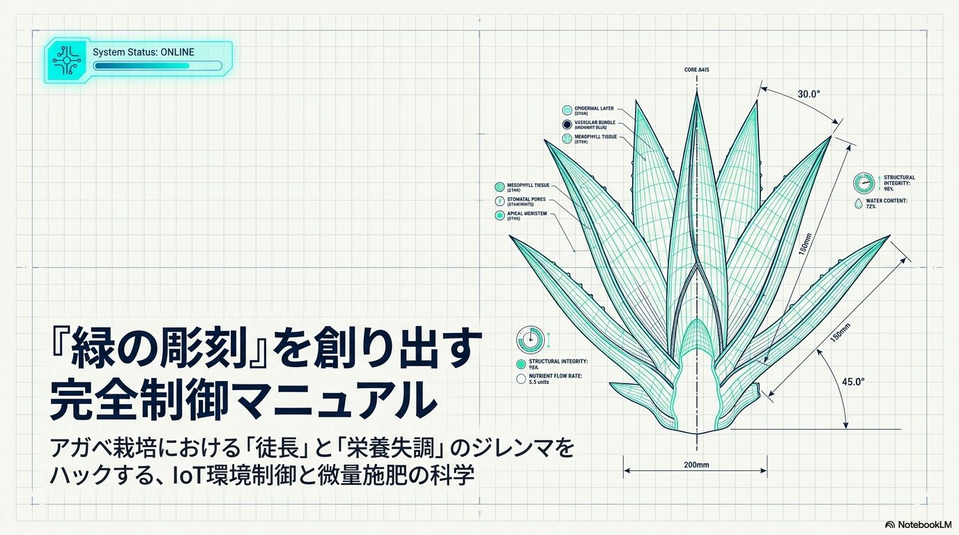 アガベに肥料はいらない？徒長を防ぎ最高の一株に育てる完全ガイド