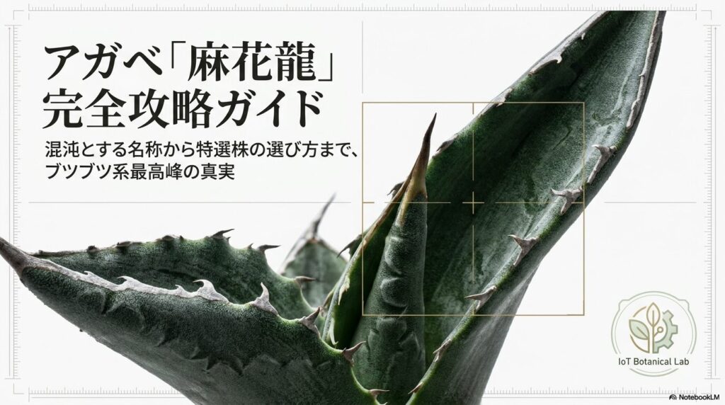 アガベ麻花龍（麻花）の完全攻略ガイドとブツブツ系最高峰の選び方