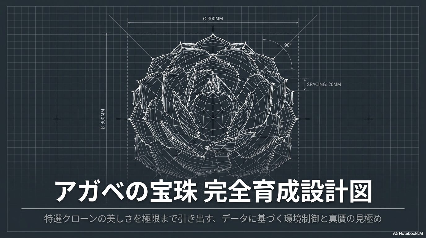 アガベ宝珠の特徴はボール型ロゼット！育て方と偽物の見分け方