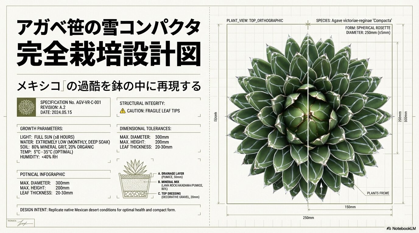 アガベ笹の雪コンパクタの育て方！実体験に基づく完全栽培ガイド