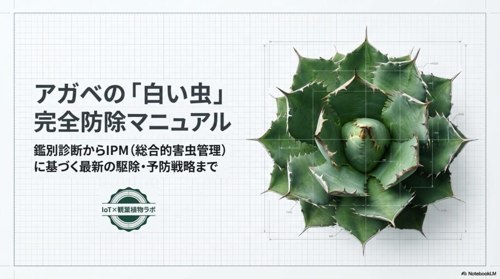 アガベの白い虫の完全防除マニュアル