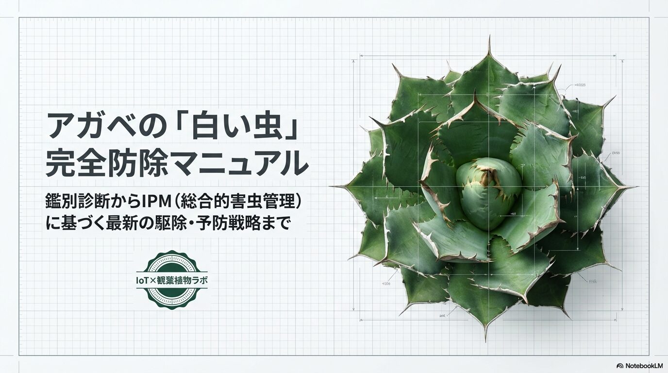アガベの白い虫を徹底撃退！失敗から学んだ防除と育成の記録