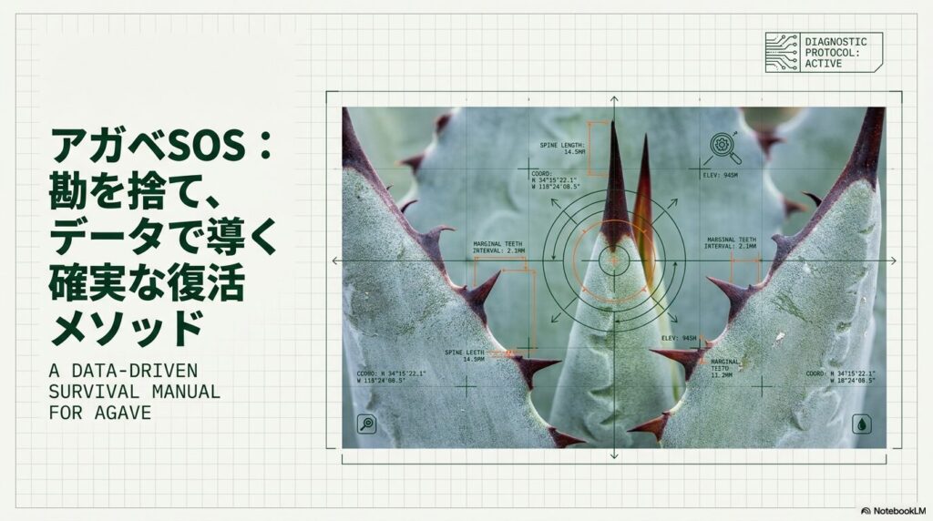 アガベSOS データで導く確実な復活メソッドの表紙