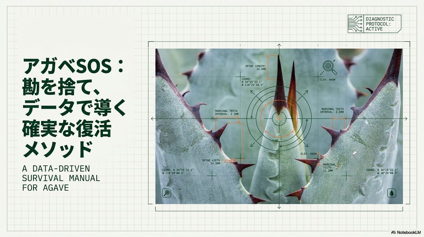 アガベの葉の色が薄い？原因とIoT管理で復活させる対処法ガイド
